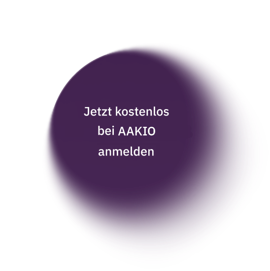 Jetzt kostenlos bei AAKIO anmelden